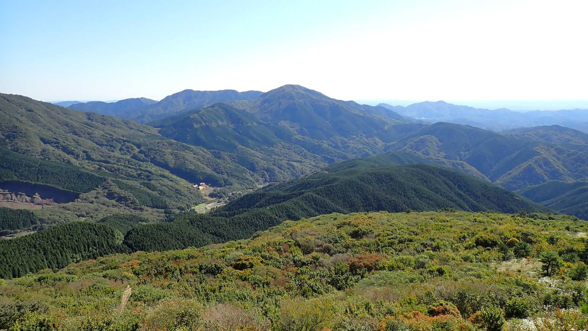 中国山地の山々
