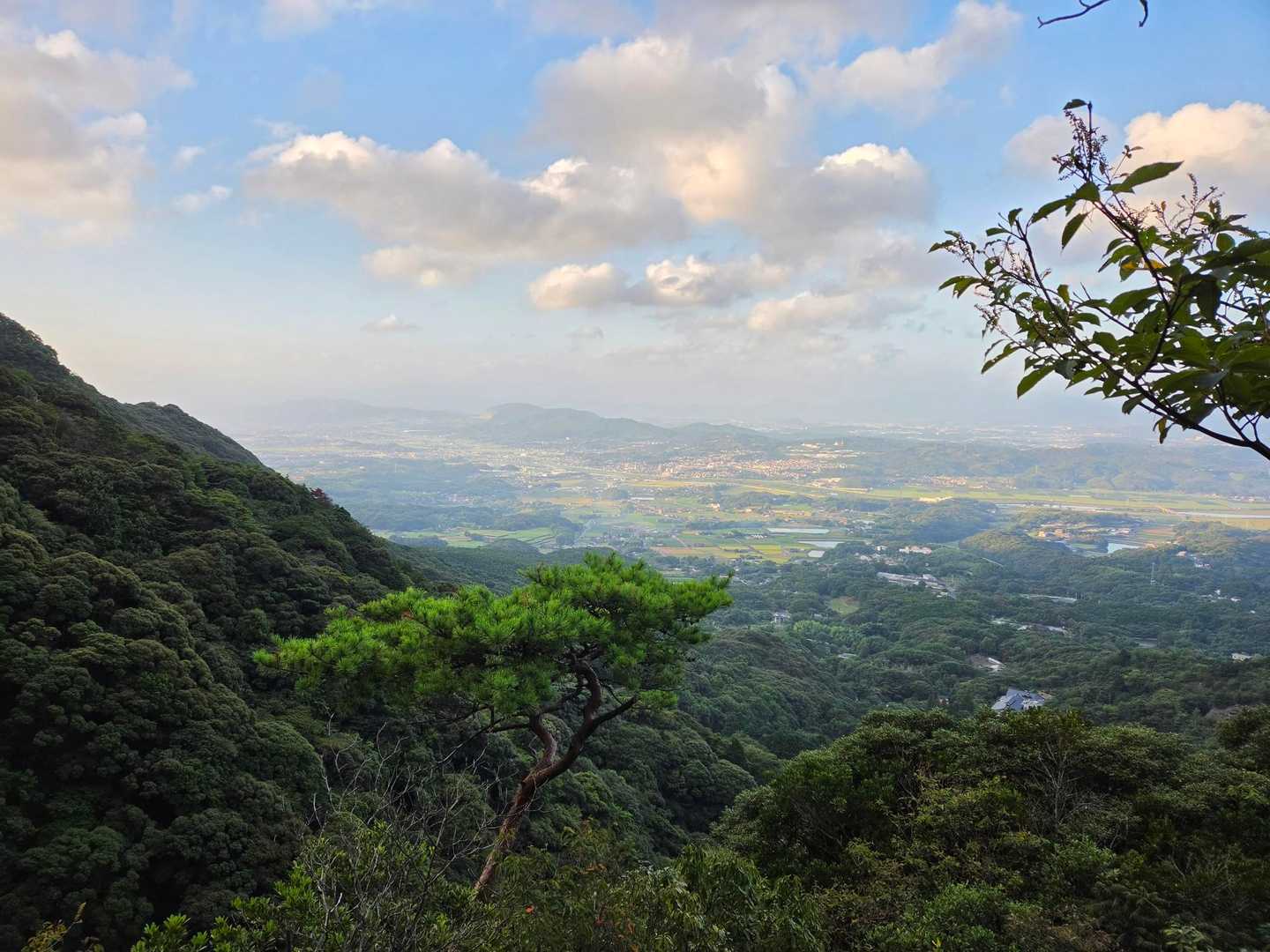 暫く登ると良い景色