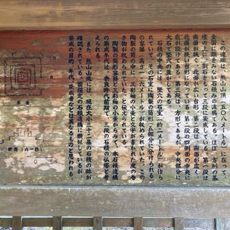 熊山遺跡について、、

奈良時代の石積みの仏塔