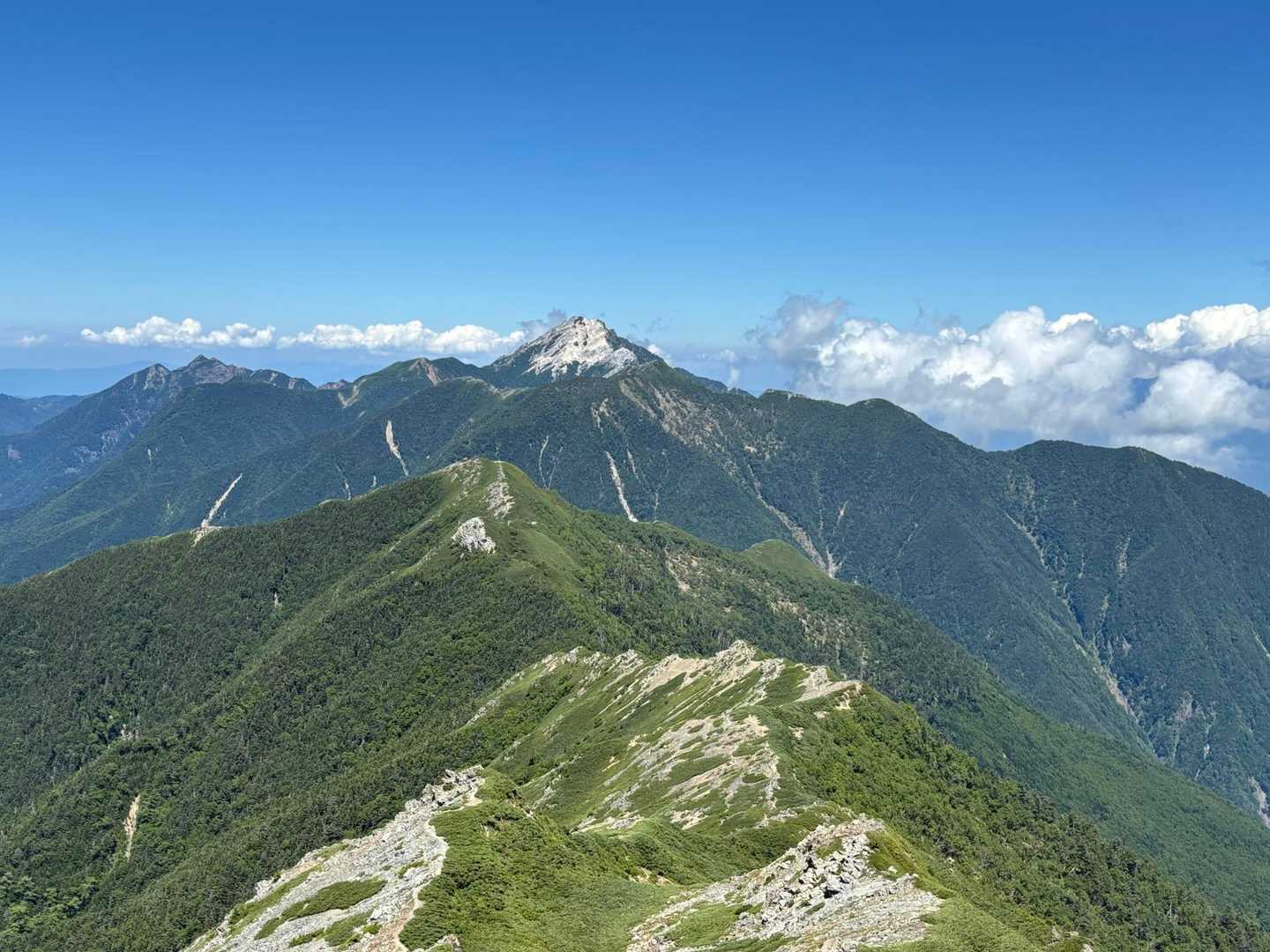 広河原登山口-北岳 往復コースの写真
