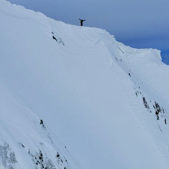 カールの上でふくさんがポーズ。
リオデジャネイロのキリスト像みたいや🤣