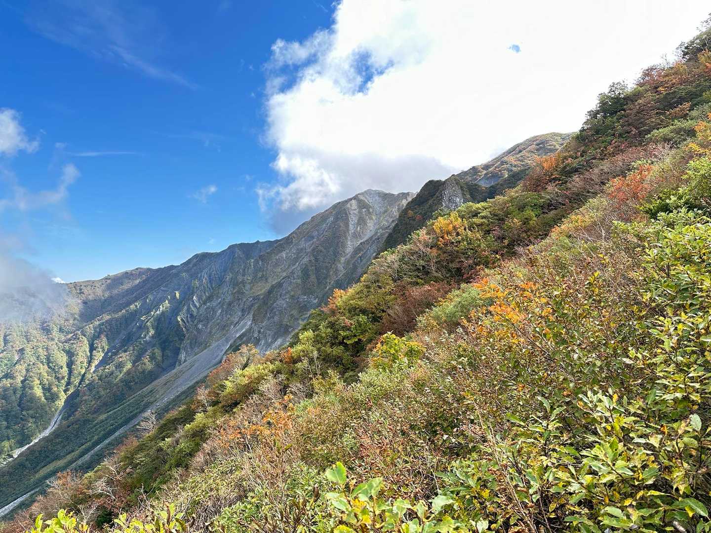 大山行者コース | 北壁と海を望む中国地方の最高峰。下山後は豪円湯院への写真