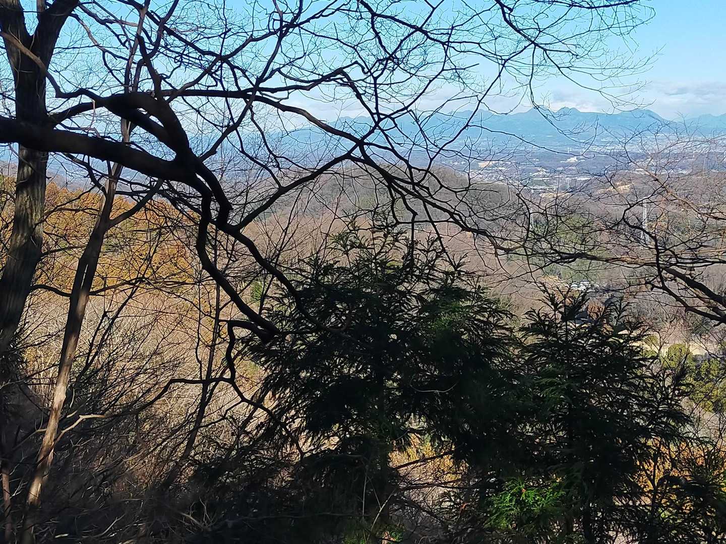榛名山😀木々があるが展望はまずまずです✨