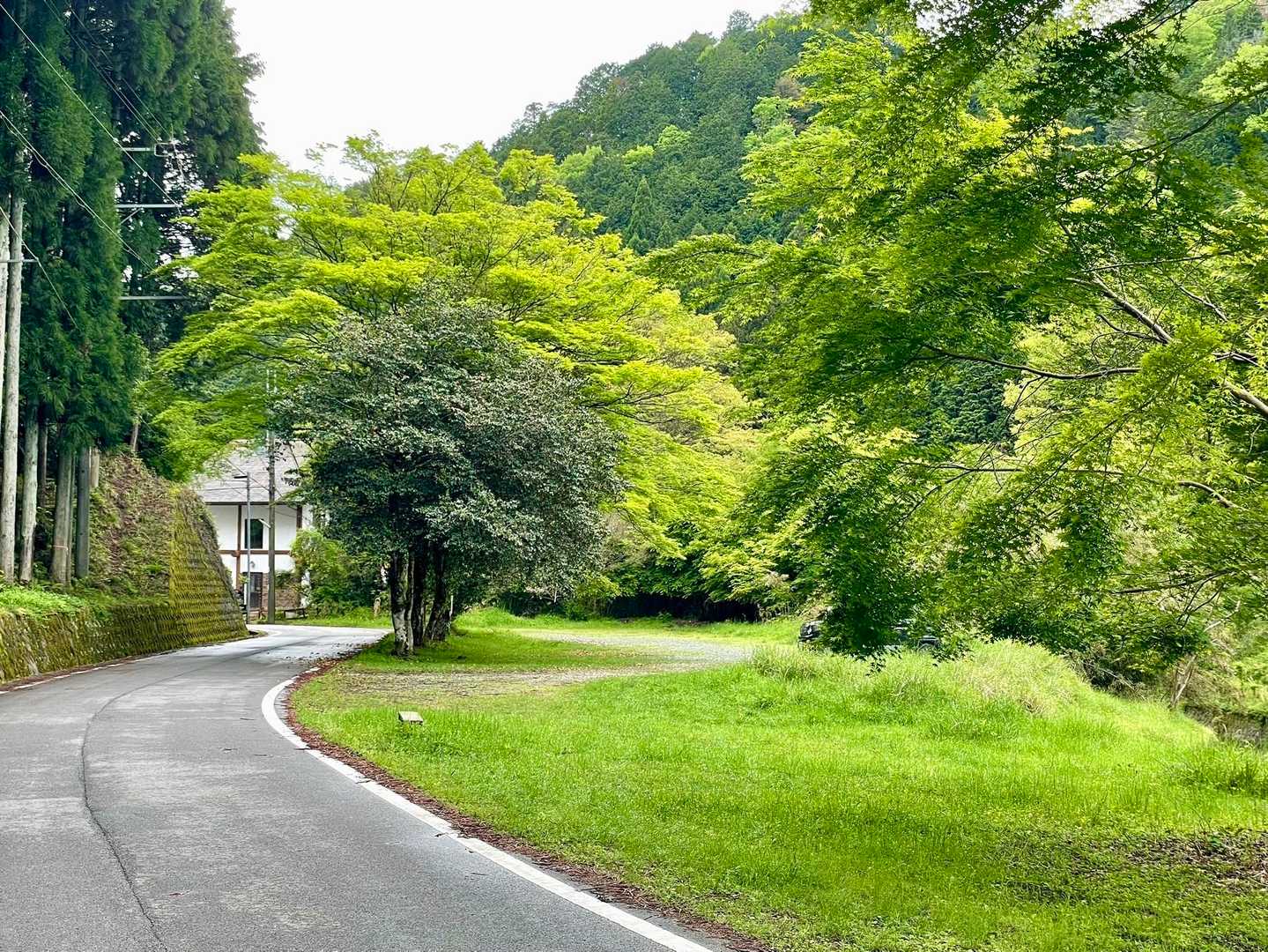 ダウンロードしたYAMAP地図の🅿️目指してきたけど、この駐車場わかりにくかった💧