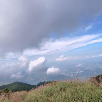 雲が湧く