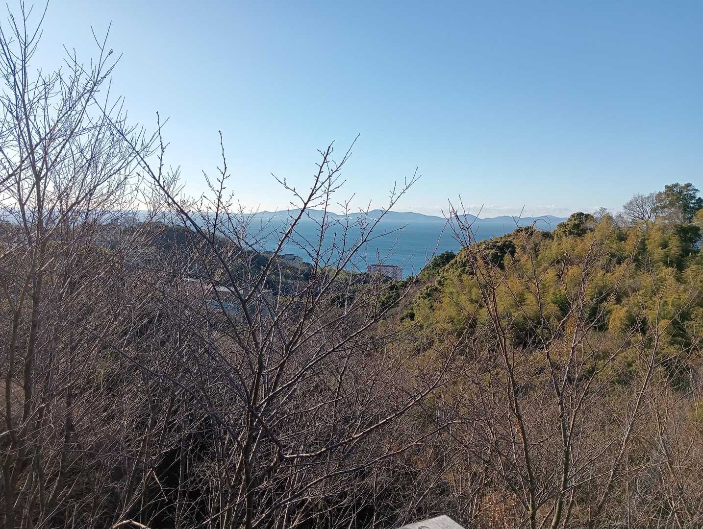 展望台から三河湾😃