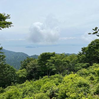 コヤマノ岳　眺めが良い☁️