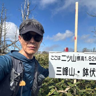 お約束の自撮り