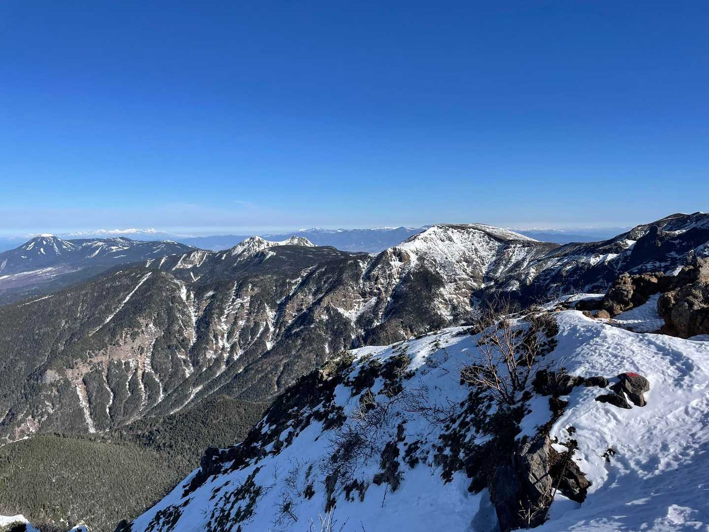 美濃戸口登山口-御小屋山-阿弥陀岳 往復コースの写真