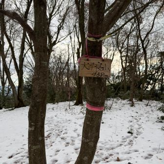 太平良山458m。本日の最高峰。