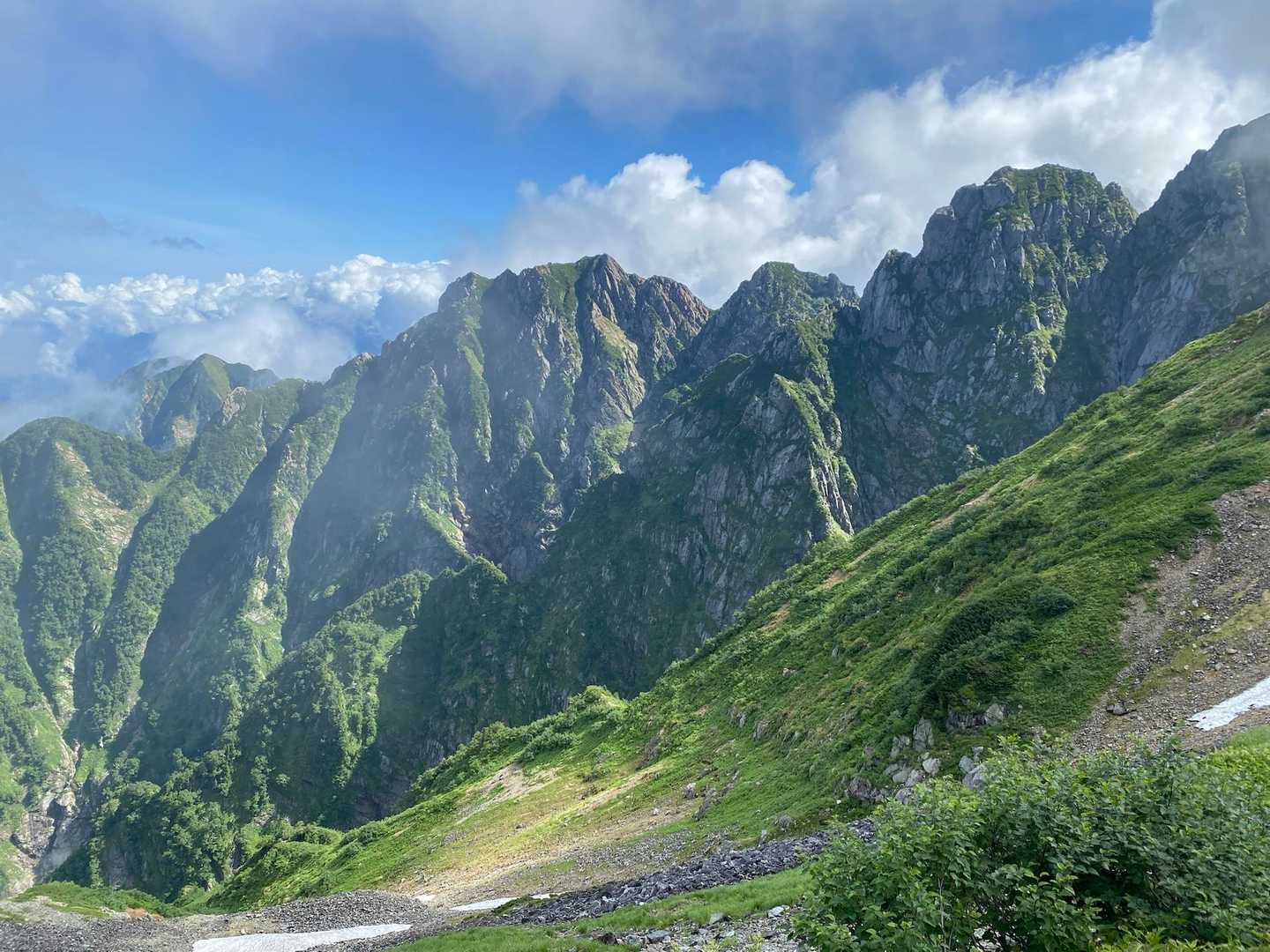 早月尾根コース | 標高差2200m、北アルプス三大急登が試す「岩の殿堂」への道の写真