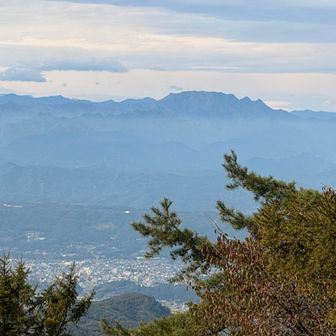 奥武蔵から奥多摩、奥秩父、西上州、北関東の山々が見渡せます