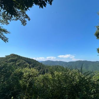青空と高尾山