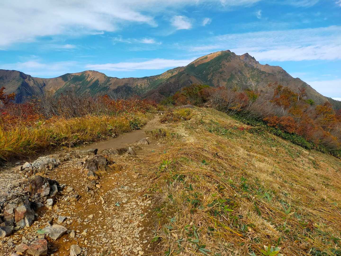 天神峠-熊穴沢ノ頭-登山入口 縦走コースの写真