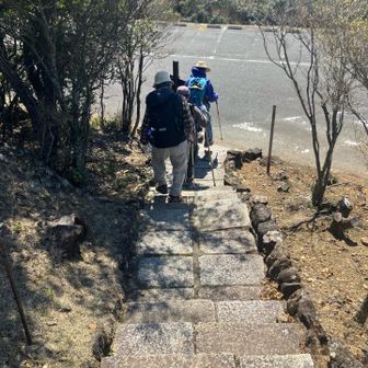 展望台から山頂をめざします♪
