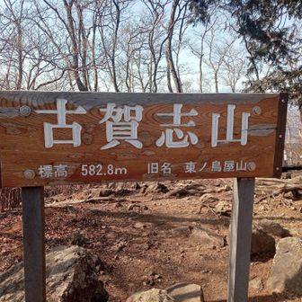 古賀志山山頂に着きました。