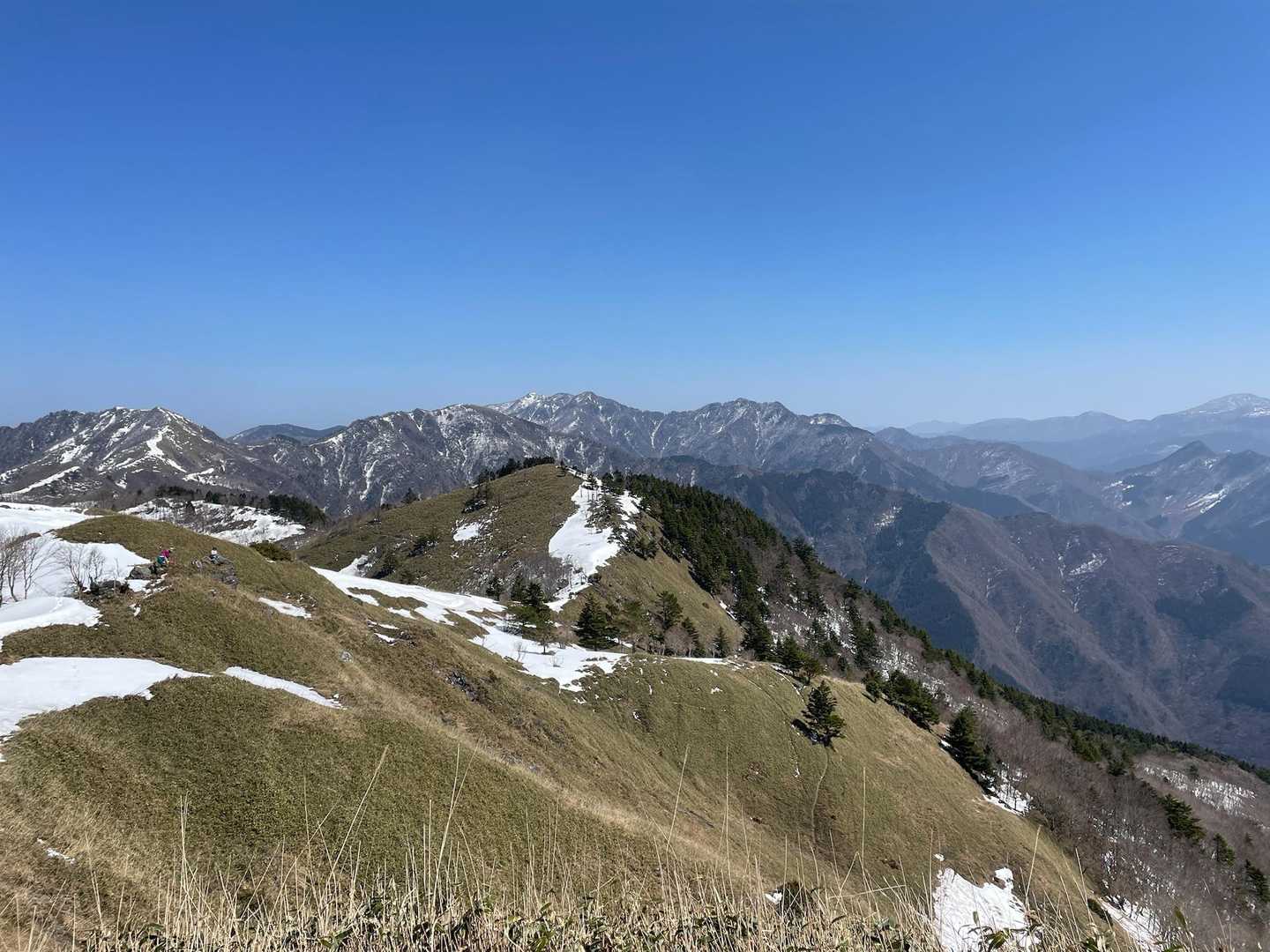 寒峰 往復コースの写真