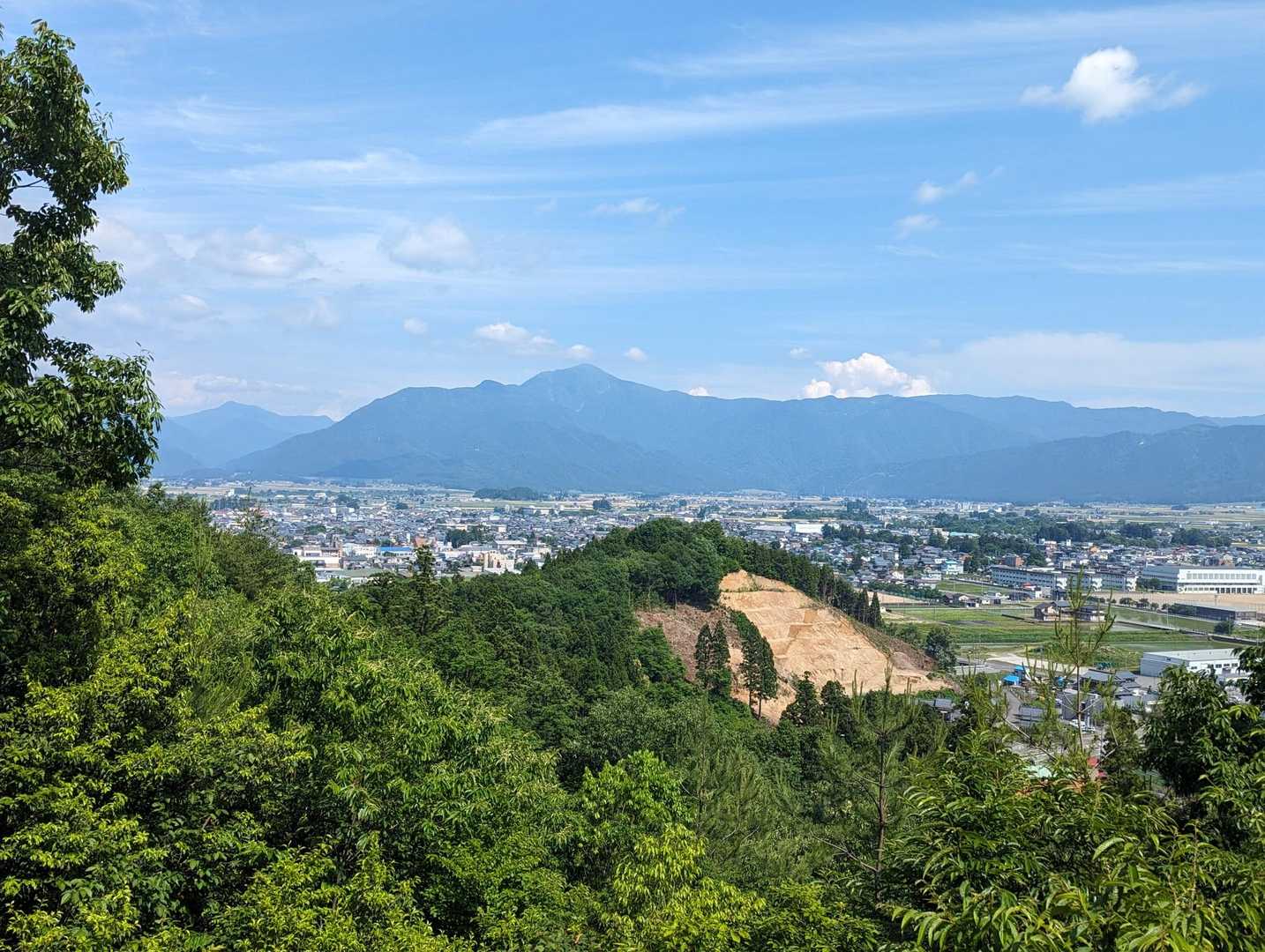 荒島スポットから 荒島岳