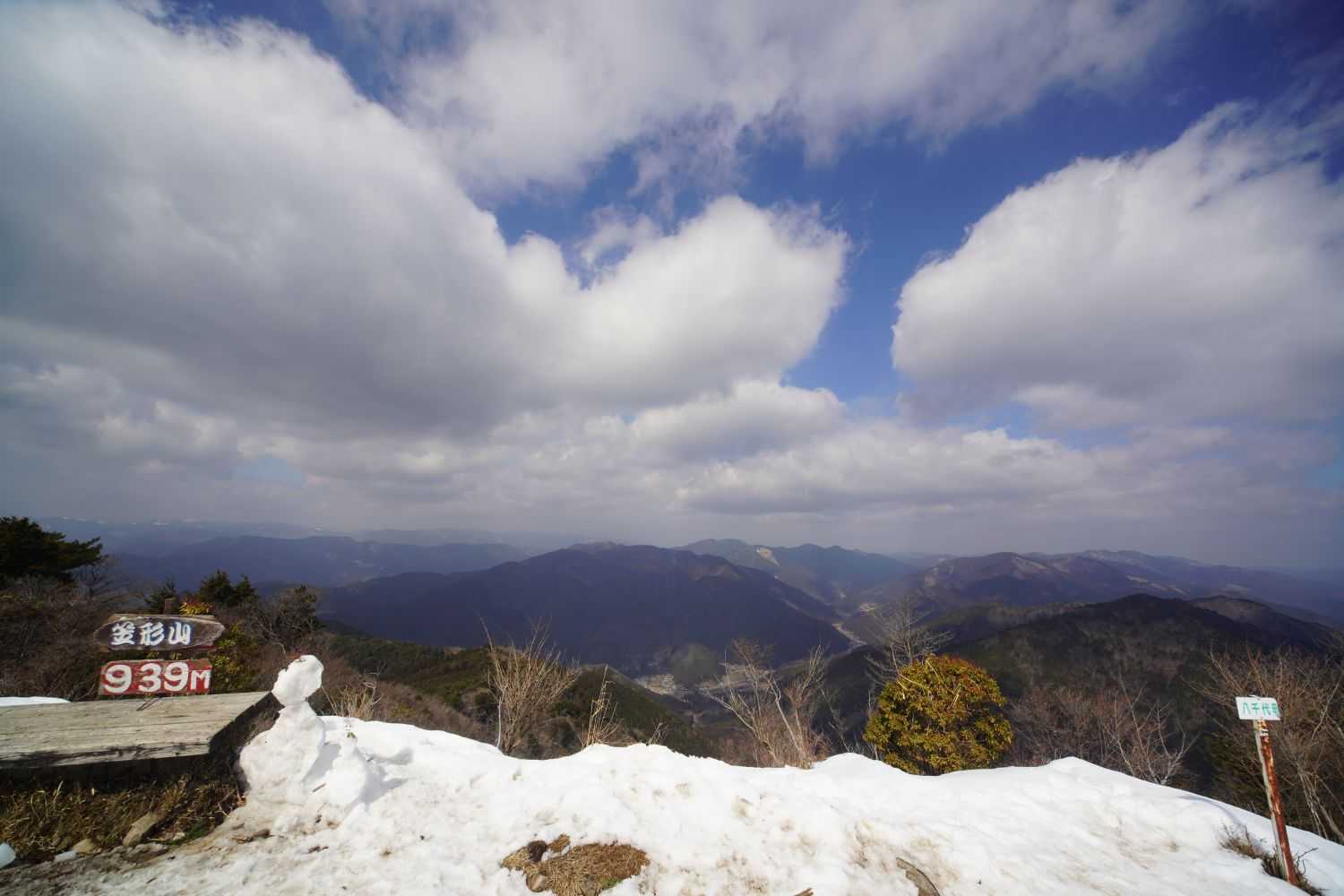 山頂からの絶景。