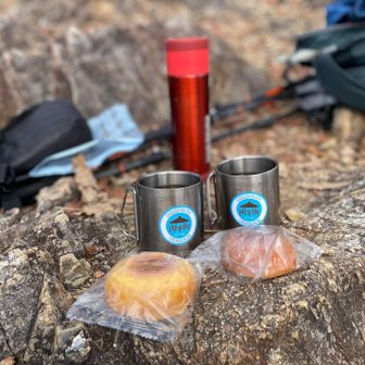 愛宕山山頂でコーヒータイム☕️