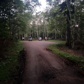 3時起き、4時着で日の出と同時に出発