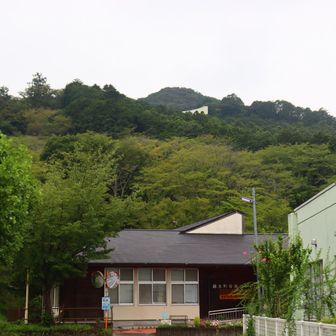 白い世界無名戦士之墓が山の上にちらり。今日は通りません。