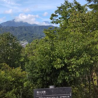 狼煙台からの眺め