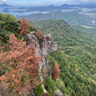 次郎丸岳山頂から太郎丸岳山頂