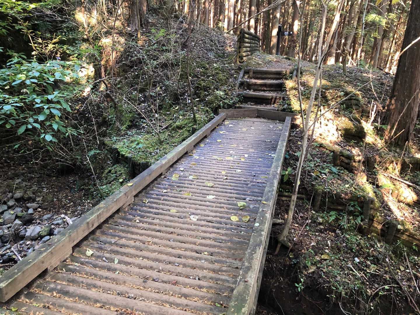 ♪この橋まで下りたら もうちょっとです