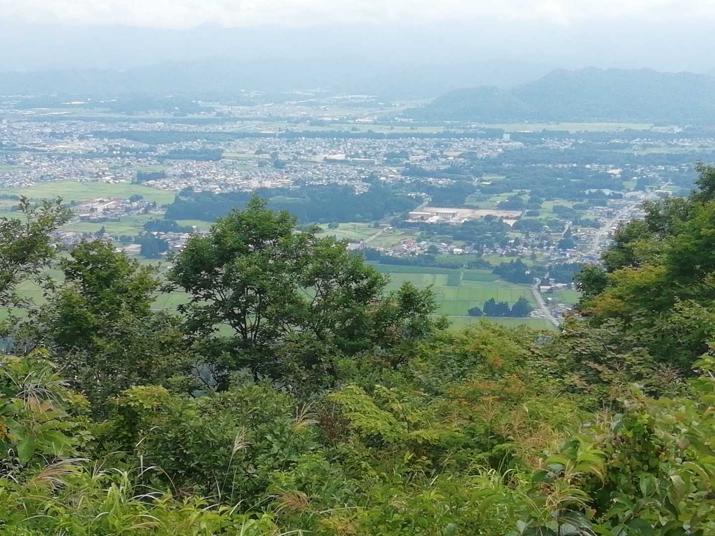 笹野山からの景色