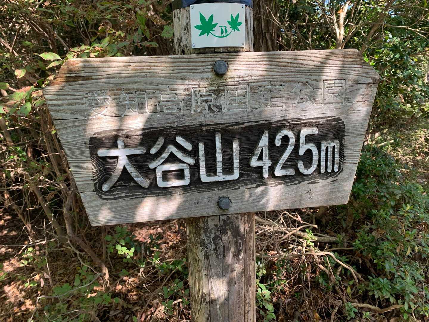 道樹山登山口-道樹山-大谷山-弥勒山 周回コースの写真