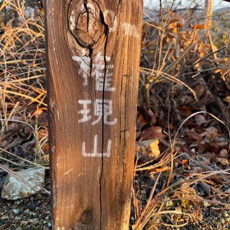 野一色権現山〜標識は見当たらなかったのでこんな感じで〜