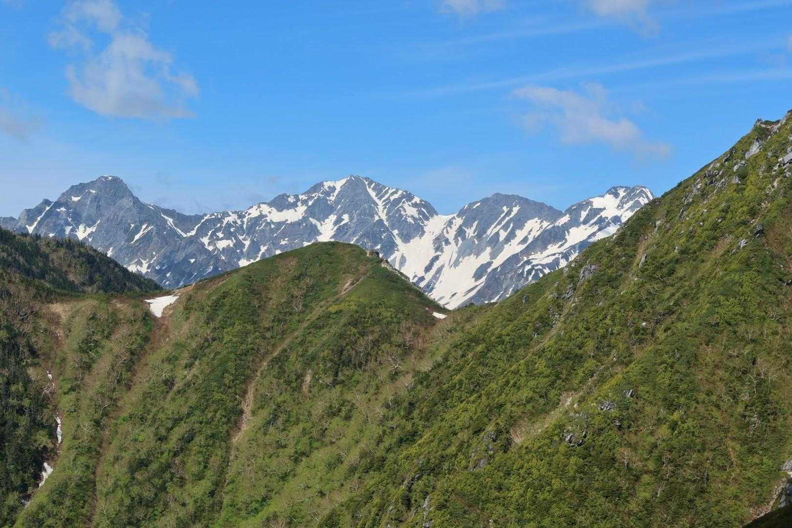 北穂、涸沢、奥穂、前穂