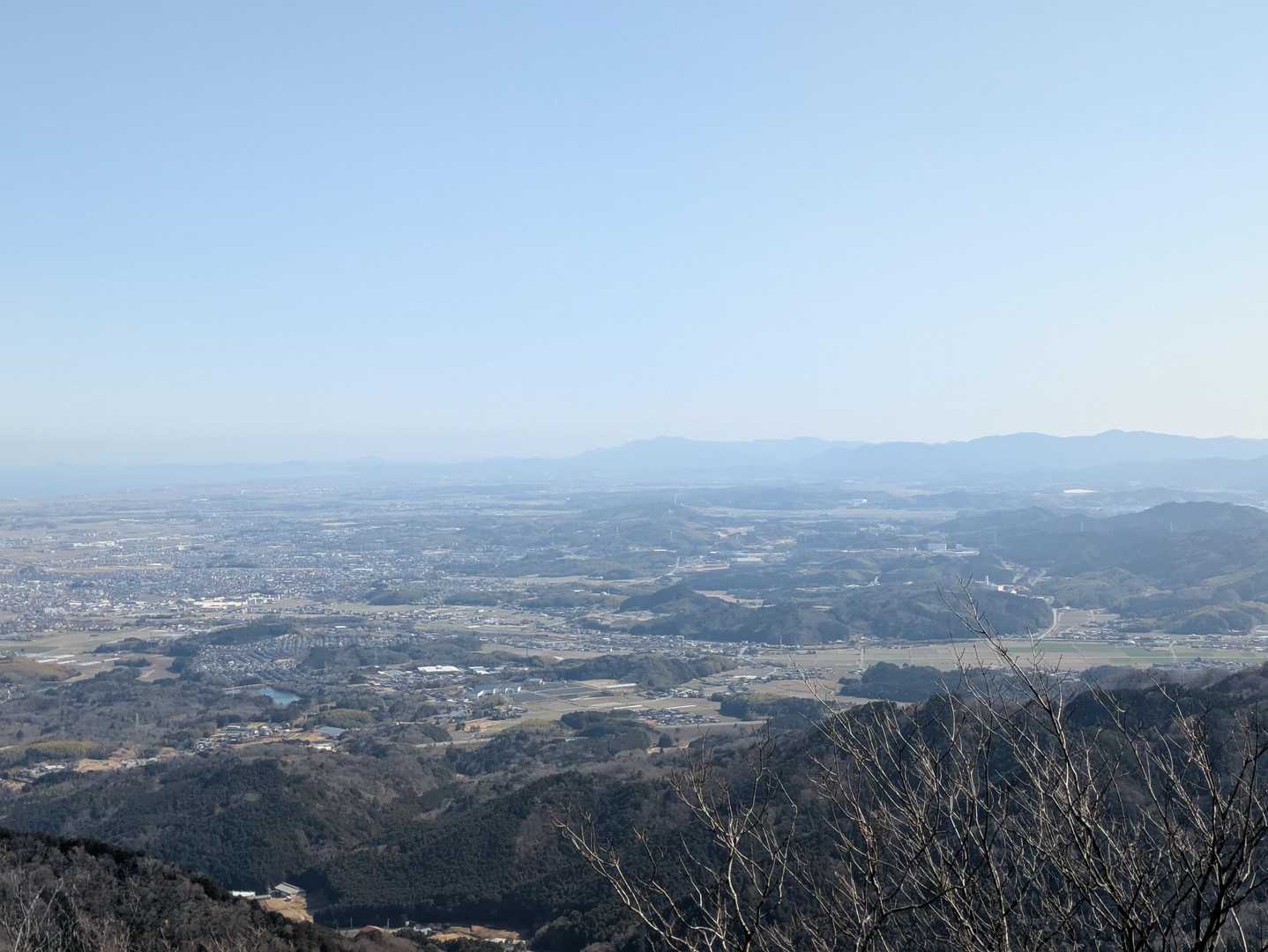 観音岳から朝熊山方面