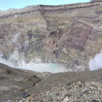 阿蘇中岳火口です。
