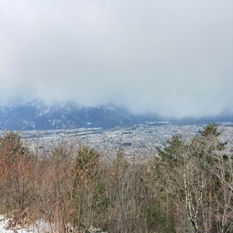 頂上に着いたらガスガス🥲