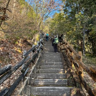 高木山、777段の階段、きつい💦😓