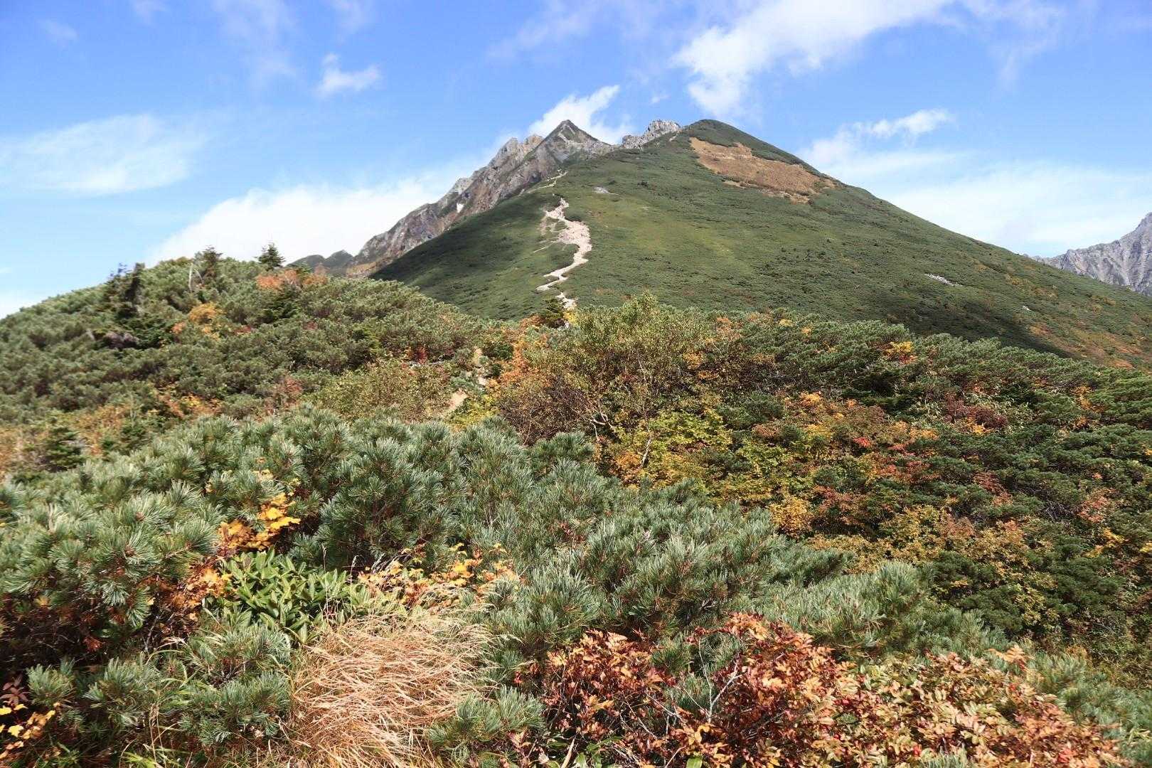 西穂高口駅-西穂丸山-西穂高岳-奥穂高岳-荷継小屋跡-白出 縦走コースの写真