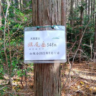 旗尾岳 到着☝️