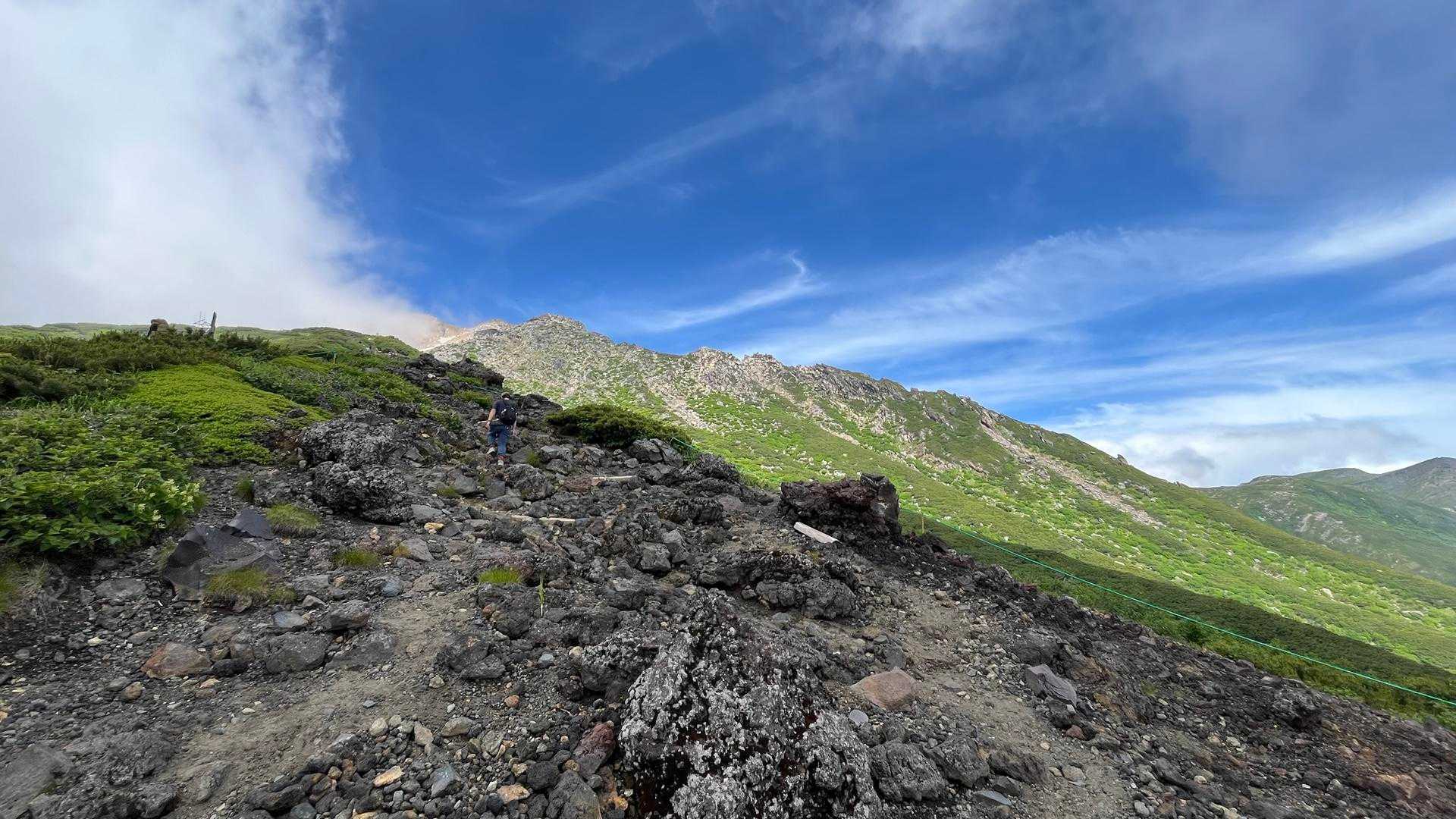 御嶽山（御嶽ロープウェイ利用）　往復コースの写真