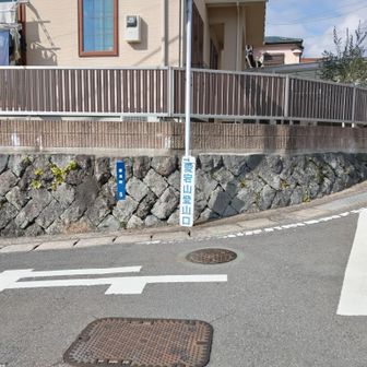 ここからは左へ少し下って❗️下さい。
大きな分岐点です。