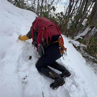 滑るらしい
コントのような山行でした😂