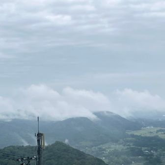 雲がかかって逆に雄大感でてます💪