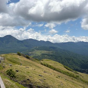 蓼科山からの山並み