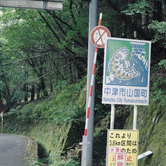 中津市へ下山