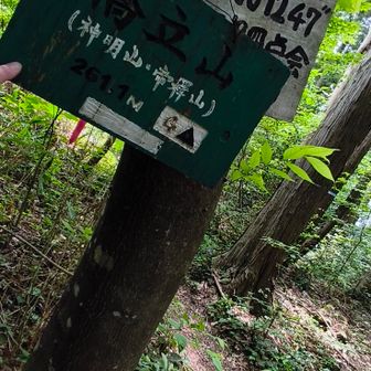 橋立山たっち👉️
山名は神明山