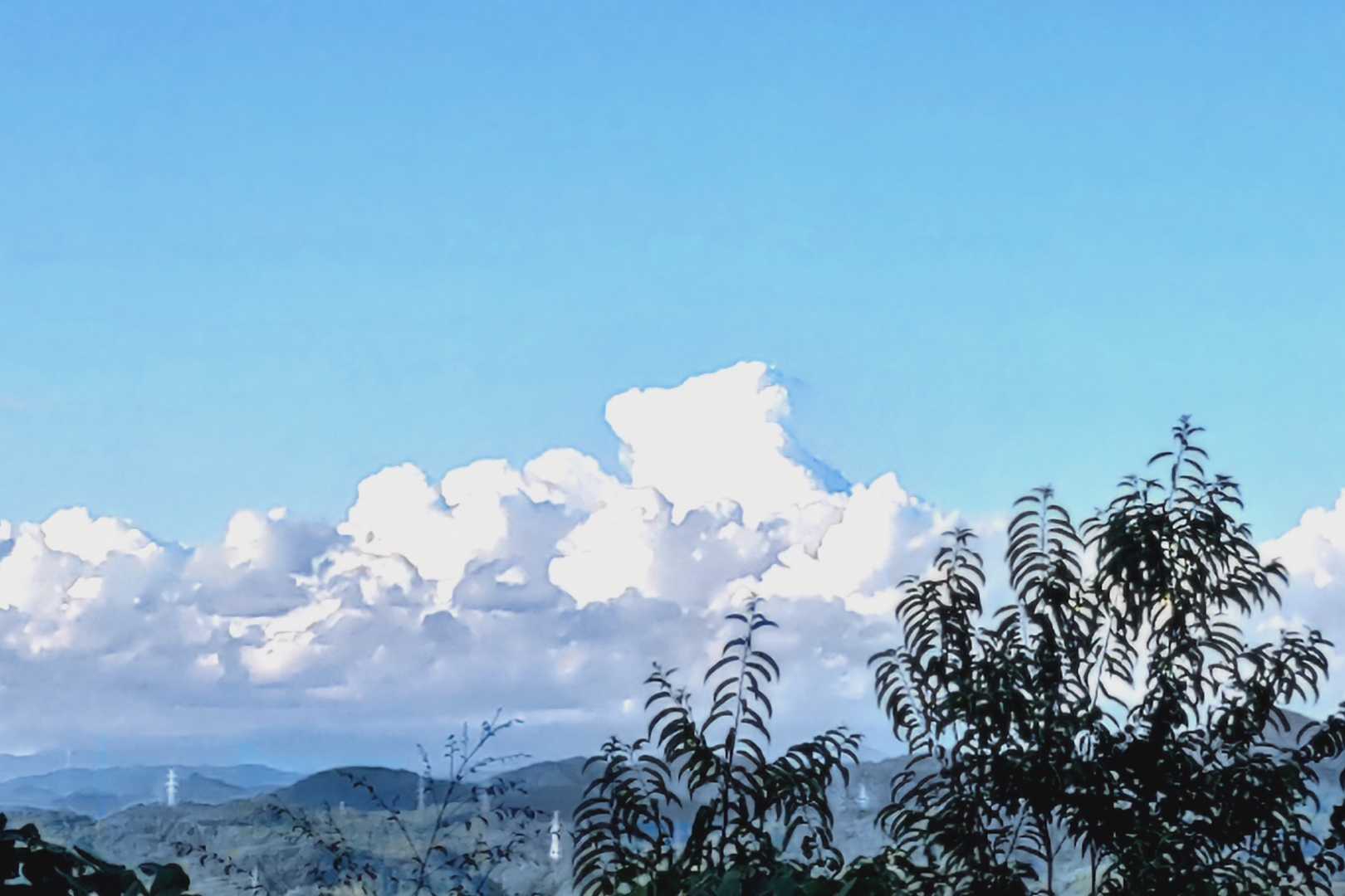 御嶽山⛰️恵那山⛰️は雲の中😶‍🌫️