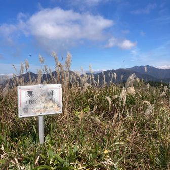寒峰(かんぽう)  ⚐ﾞ1604m

360度眺望🙌🏻
風が吹き渡る寒々とした峰とかなんとか😁