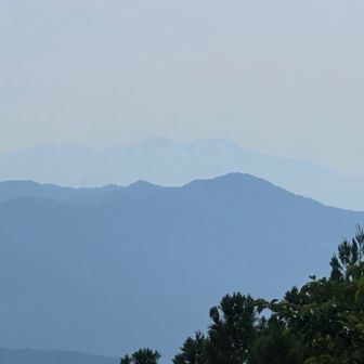白山はうっすら