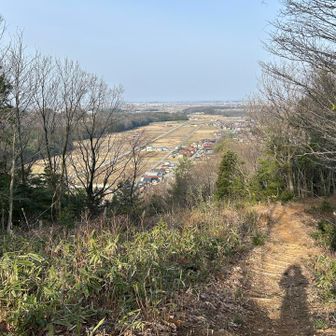 振り返ると日本海を見渡せる